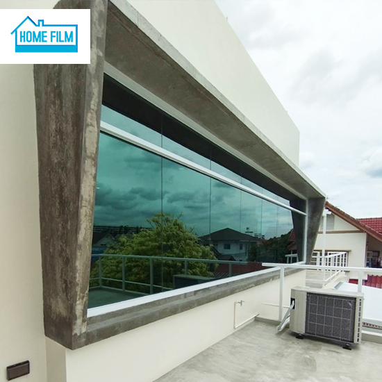 บริการติดฟิล์มปรอท รีวิวติดฟิล์มกระจกบ้านฟิล์มปรอทเข้ม